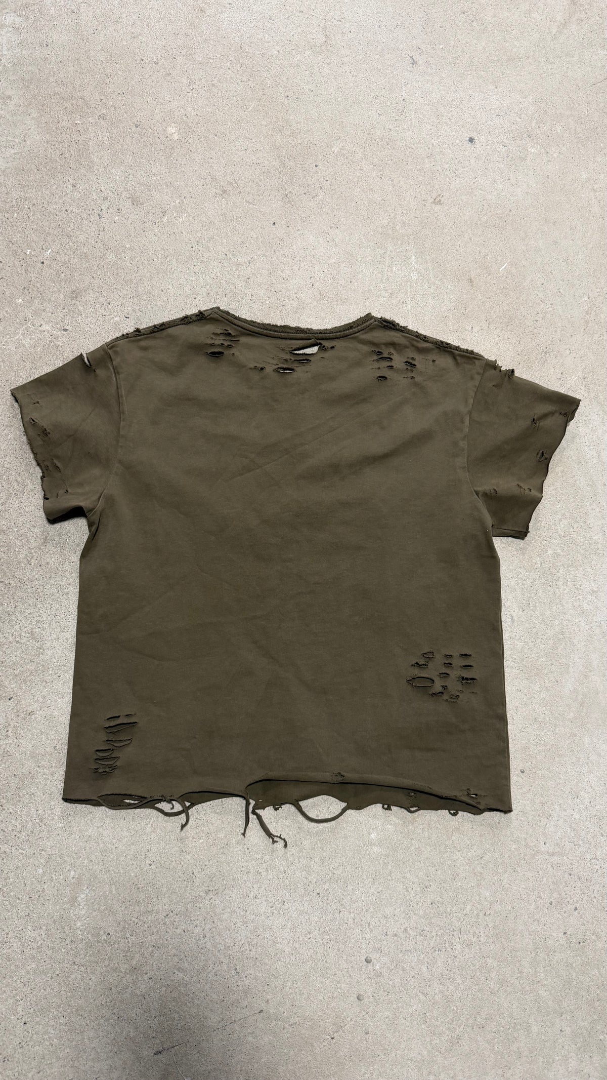 8TERNITY Core Logo Tee — Distressed Olive