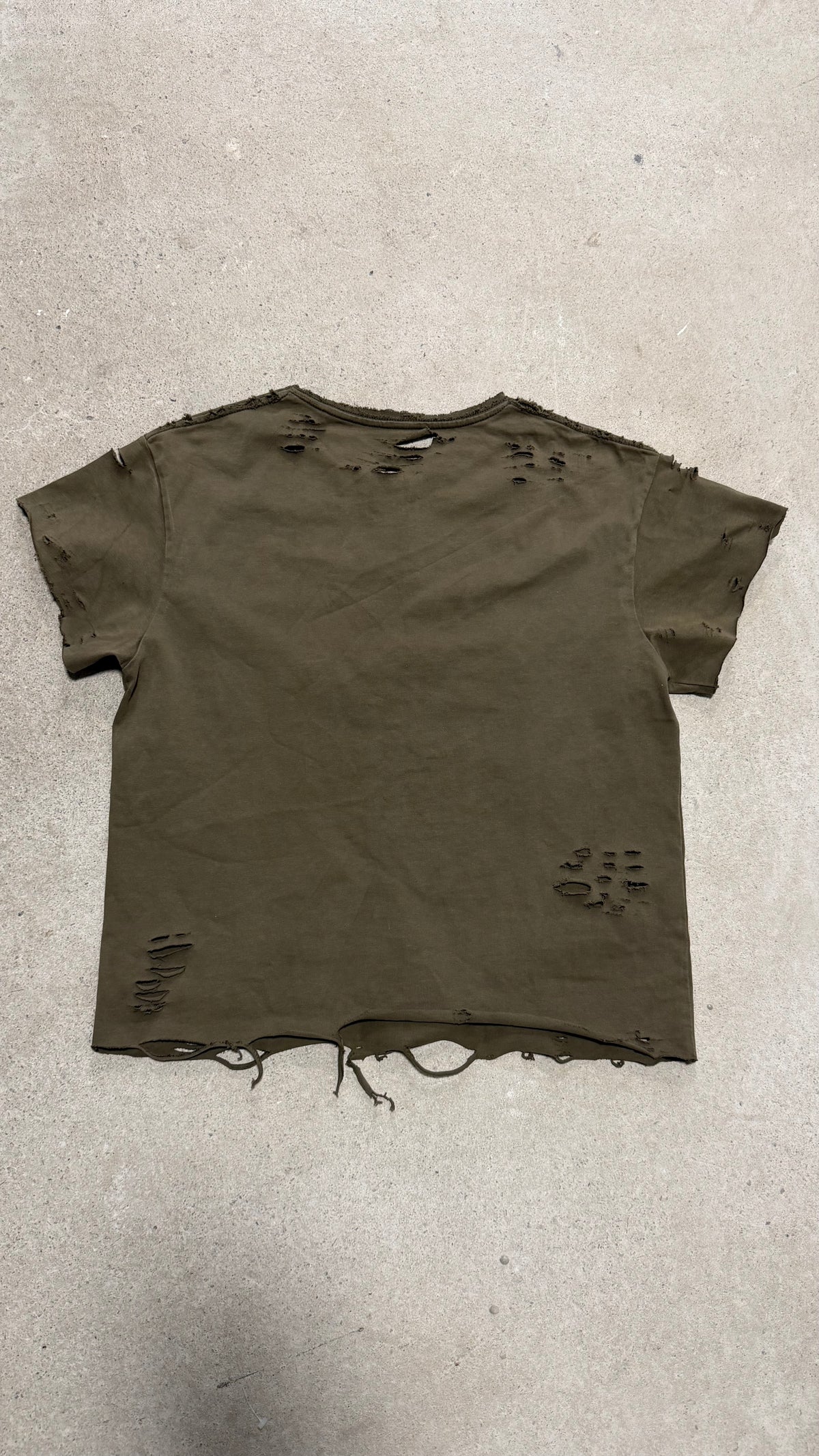 8TERNITY Core Logo Tee — Distressed Olive